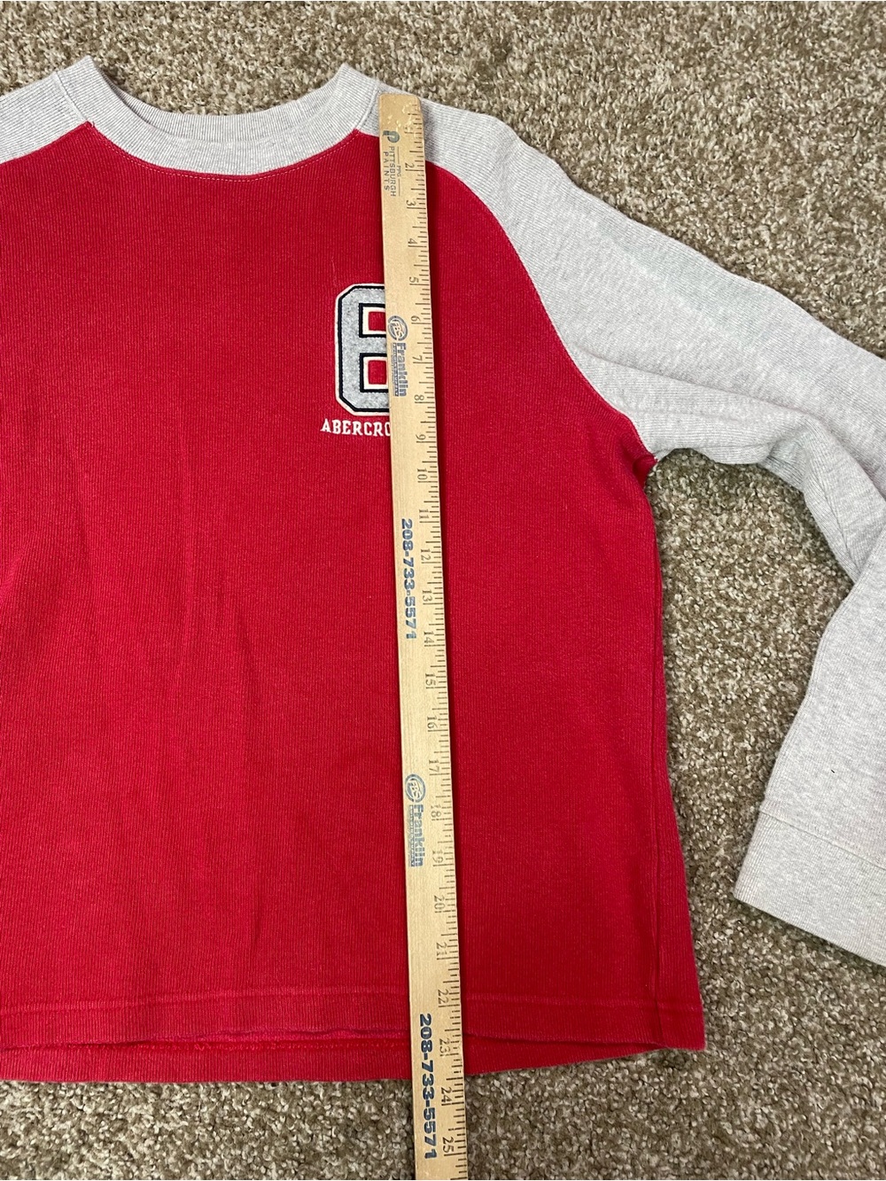 Vintage Y2K Abercrombie Fitch Long Sleeve Patched Mens Shirt Large - Picture 6 of 8